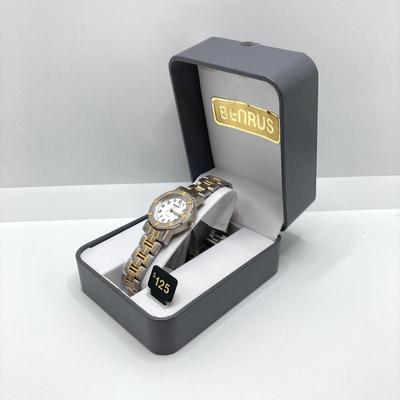 LOT 69: Watches with Original Boxes (Carolee Swiss Cuff Bracelet and Benrus Quartz), Pierre Cardin Pen / Pencil Set and Alex and Ani...