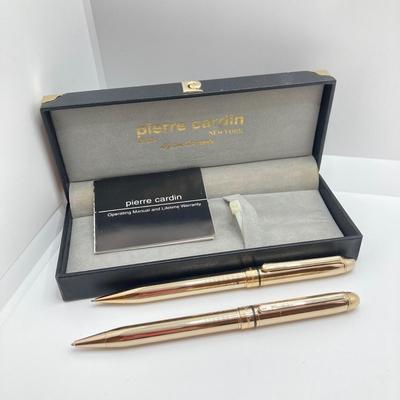 LOT 69: Watches with Original Boxes (Carolee Swiss Cuff Bracelet and Benrus Quartz), Pierre Cardin Pen / Pencil Set and Alex and Ani...