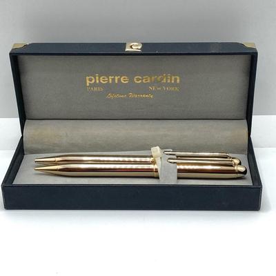 LOT 69: Watches with Original Boxes (Carolee Swiss Cuff Bracelet and Benrus Quartz), Pierre Cardin Pen / Pencil Set and Alex and Ani...