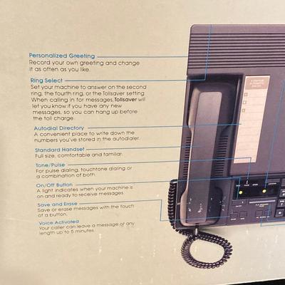 LOT 70: Vintage PhoneMate Telephone / Answering Machine 7050, Component Video Cables, Sennheiser Audioport and Corning Cable Systems...