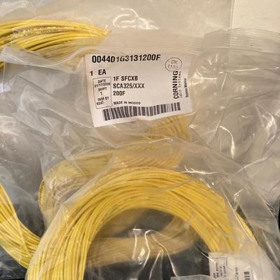 LOT 70: Vintage PhoneMate Telephone / Answering Machine 7050, Component Video Cables, Sennheiser Audioport and Corning Cable Systems...