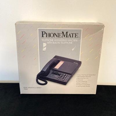 LOT 70: Vintage PhoneMate Telephone / Answering Machine 7050, Component Video Cables, Sennheiser Audioport and Corning Cable Systems...