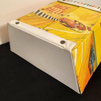 LOT 72: Vintage Motorific Race Rally Carrying Case and Siku 1934 Wohnmobil Hymer Caravan / Camping Car in Original Package