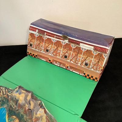 LOT 72: Vintage Motorific Race Rally Carrying Case and Siku 1934 Wohnmobil Hymer Caravan / Camping Car in Original Package