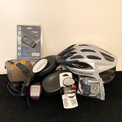 LOT 73: Fitness Collection - Basis Wrist Tracker, Garmin Forerunner 305, 3D TriSport Pedometer by Realalt, Cycling Accessories (Seat,...