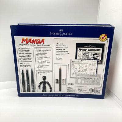 LOT 76: Vintage Drawing Kit / Hobby Collection - Faber Castell Manga Kit, Excel Hobby Knife Set, Sovereign Woodware New Zealand Pencil...