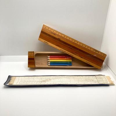 LOT 76: Vintage Drawing Kit / Hobby Collection - Faber Castell Manga Kit, Excel Hobby Knife Set, Sovereign Woodware New Zealand Pencil...
