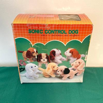 LOT 78: Sonic Control Dog in Original Box, Mattel Preschool Rail Runner, Walter Schlusselbund Key Chain with Miniature Cabbage Patch...