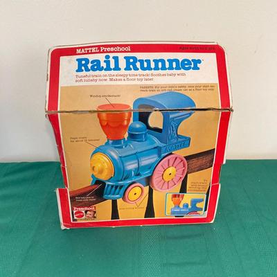 LOT 78: Sonic Control Dog in Original Box, Mattel Preschool Rail Runner, Walter Schlusselbund Key Chain with Miniature Cabbage Patch...