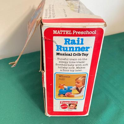 LOT 78: Sonic Control Dog in Original Box, Mattel Preschool Rail Runner, Walter Schlusselbund Key Chain with Miniature Cabbage Patch...