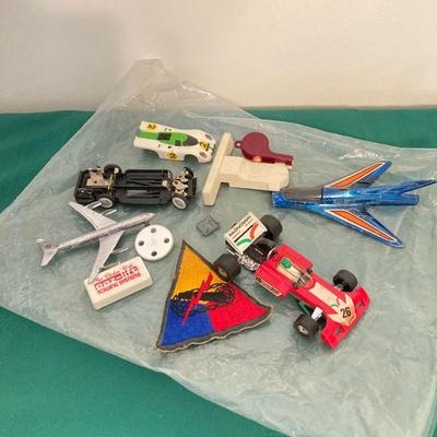 LOT 79: Vintage Toys and Games - Playskool Bristle Blocks with Wheels, New York Toy Corp Just Like Dad's Tool Box, Matchbox Hero...