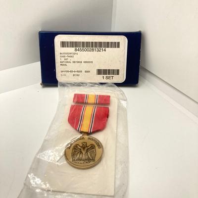 LOT 81: Seiko Quartz Watch, Three Military Medals / Ribbon with Boxes with Original Boxes and Stick Pin