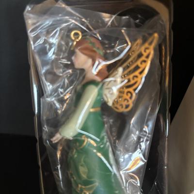 LOT 87: Vintage Hallmark Keepsake Joyful Tidings Angel Ornaments: Emeralda, Cordelia, Gilda, Arianne