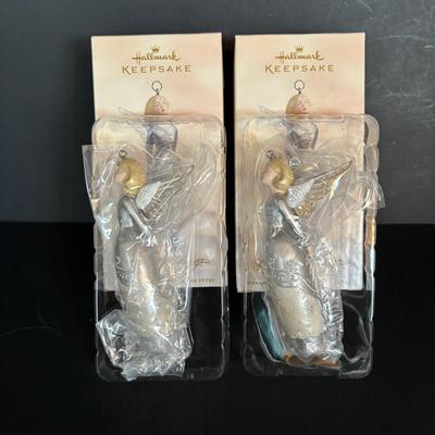 LOT 87: Vintage Hallmark Keepsake Joyful Tidings Angel Ornaments: Emeralda, Cordelia, Gilda, Arianne