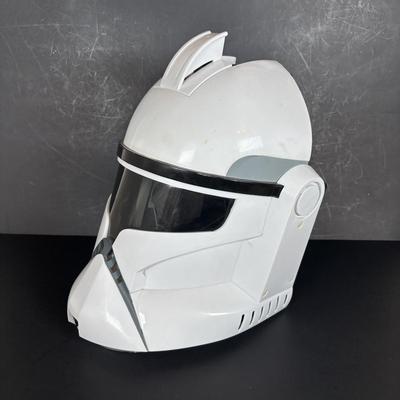 LOT 91: Vintage Star Wars Clone Storm Trooper Mask/Helmet