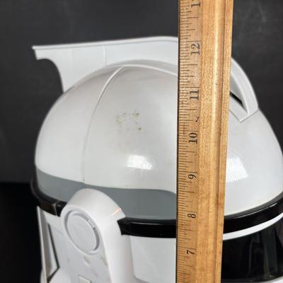 LOT 91: Vintage Star Wars Clone Storm Trooper Mask/Helmet