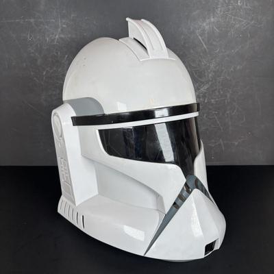 LOT 91: Vintage Star Wars Clone Storm Trooper Mask/Helmet