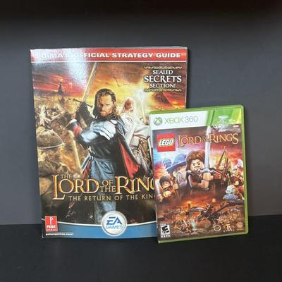 LOT 97: Star Wars: Golden Books Coloring Books, Stars Wars Trilogy DVD Set, Time Magazines along with Lord of the Ring Lego Xbox 360 Game...