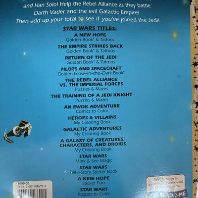 LOT 97: Star Wars: Golden Books Coloring Books, Stars Wars Trilogy DVD Set, Time Magazines along with Lord of the Ring Lego Xbox 360 Game...