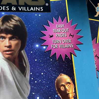 LOT 97: Star Wars: Golden Books Coloring Books, Stars Wars Trilogy DVD Set, Time Magazines along with Lord of the Ring Lego Xbox 360 Game...