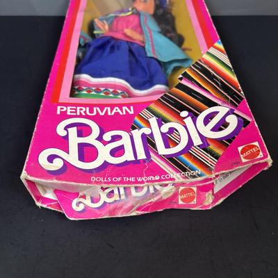 LOT 98: Foam 'n Color Barbie, Peruvian Barbies, Accessories & More