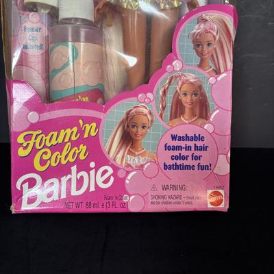 LOT 98: Foam 'n Color Barbie, Peruvian Barbies, Accessories & More