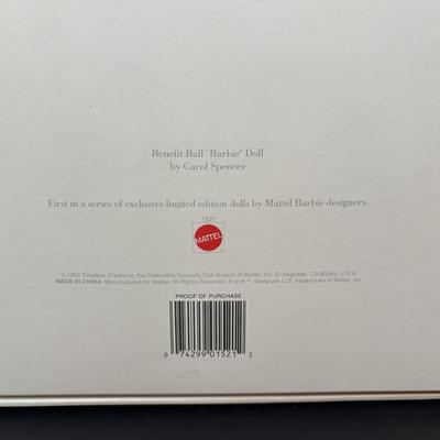 LOT 100: Barbie Classique Collection Fashion - Benefit Ball & Yuletide Romance Barbie