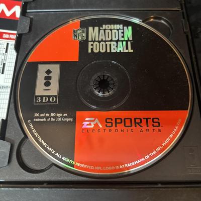 LOT 103: Electric Arts 3DO Video Games: John Madden Football, Shock Wave, The Need for Speed, VR Stalker