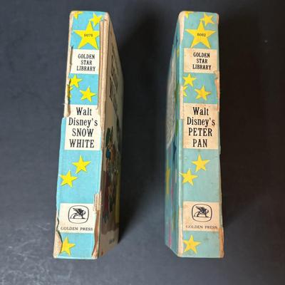 LOT 104: Vintage Disney Golden Star Books & Cadaco Storybook Classic Snow-White Game, Talking View-Master Rudolph the Red-Nosed...