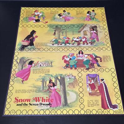 LOT 104: Vintage Disney Golden Star Books & Cadaco Storybook Classic Snow-White Game, Talking View-Master Rudolph the Red-Nosed...