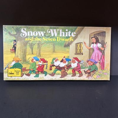 LOT 104: Vintage Disney Golden Star Books & Cadaco Storybook Classic Snow-White Game, Talking View-Master Rudolph the Red-Nosed...