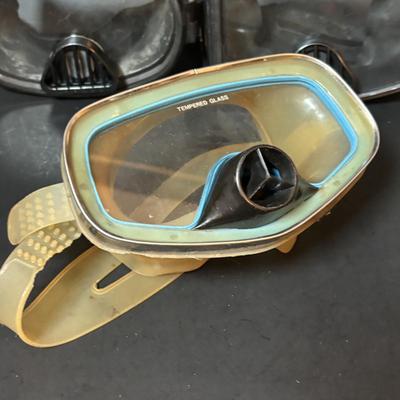 LOT 105: Vintage Scuba Diving Masks