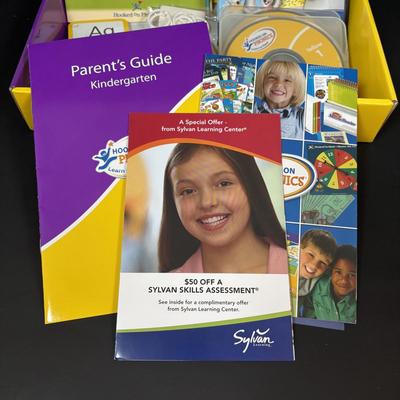 LOT 107: Hooked on Phonics K-1st Grade & Cubo Wooden Rainbow Toy