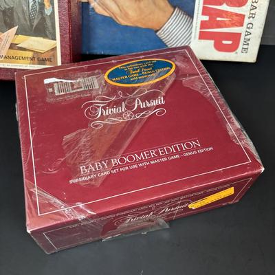 LOT 108: Game Night Ready: Urban Myth, Trivia Pursuit, Slide, Executive Decision, Hercules, Booby Trap