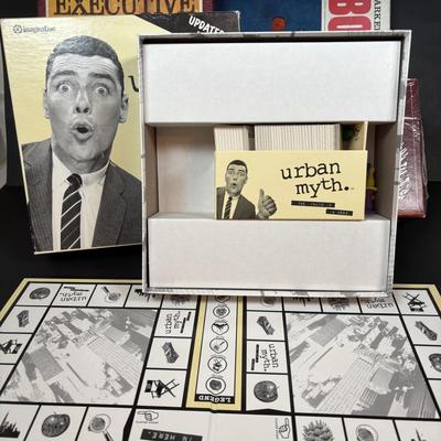 LOT 108: Game Night Ready: Urban Myth, Trivia Pursuit, Slide, Executive Decision, Hercules, Booby Trap