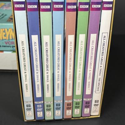 LOT 110: DVDs' & Games: Bloxels Build Your Own Video Game, All Creatures Great & Small Complete Collection, Rocky &...