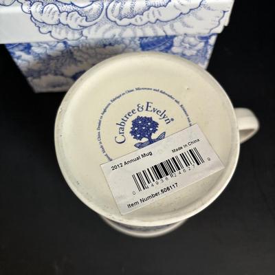 LOT 112: Limited Edition Hallmark Olympic Medalist Musical Snow Globe, Crabtree & Evelyn Mug, Porcelain Farm Animals & Pimpernel...