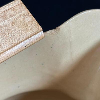 LOT 114: Kitchen Collectibles: Made in Western Germany Father Mug, Pottery Pitcher, Vinegar, Oil, Salt/Pepper Set, Hirco Rosettes Patty...