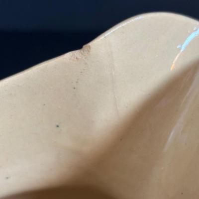 LOT 114: Kitchen Collectibles: Made in Western Germany Father Mug, Pottery Pitcher, Vinegar, Oil, Salt/Pepper Set, Hirco Rosettes Patty...