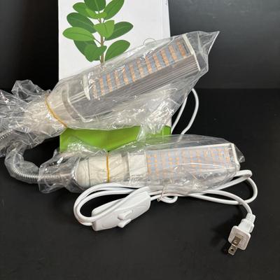 LOT 115: Vintage Mallard Duck Planter, Sears Iron, Indoor Led Grow Light & More