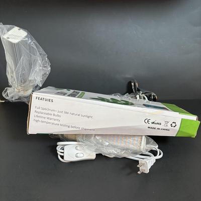 LOT 115: Vintage Mallard Duck Planter, Sears Iron, Indoor Led Grow Light & More