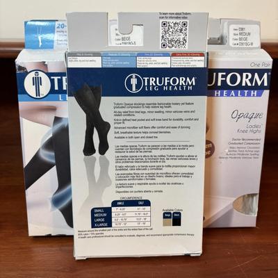 LOT 120: Truform Leg Health Knee High Stockings