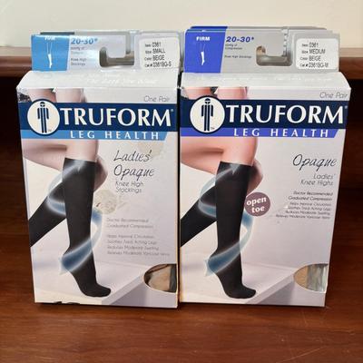 LOT 120: Truform Leg Health Knee High Stockings
