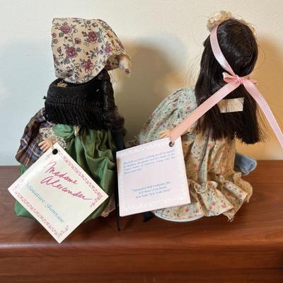 LOT 122: Lenox Christmas Princess Doll, Knowles China Wizard of Oz Collectors Plate and Madame Alexander Dolls