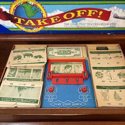 LOT 123: Vintage Games: Rebound, Easy Money, Game of the States, Hi Q and others