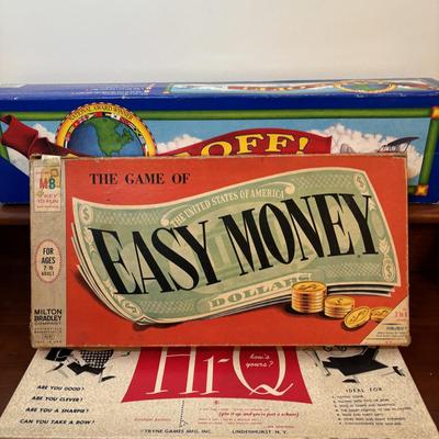LOT 123: Vintage Games: Rebound, Easy Money, Game of the States, Hi Q and others
