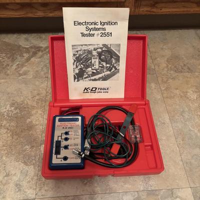LOT 125: Tools: Craftsman Wrench Set, Battery Load & Charging Tester, Deep Impact Sockets, Electronic Ignition Tester