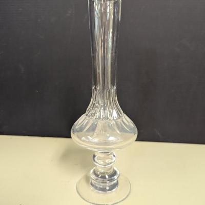Vintage Cristal Clear Vase Made In France