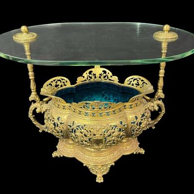 Victorian Centerpiece Bowl Accent Table