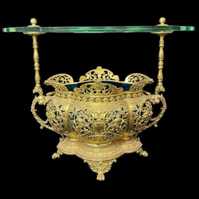 Victorian Centerpiece Bowl Accent Table